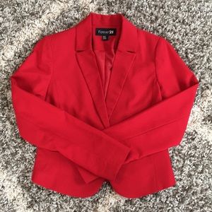 Red blazer